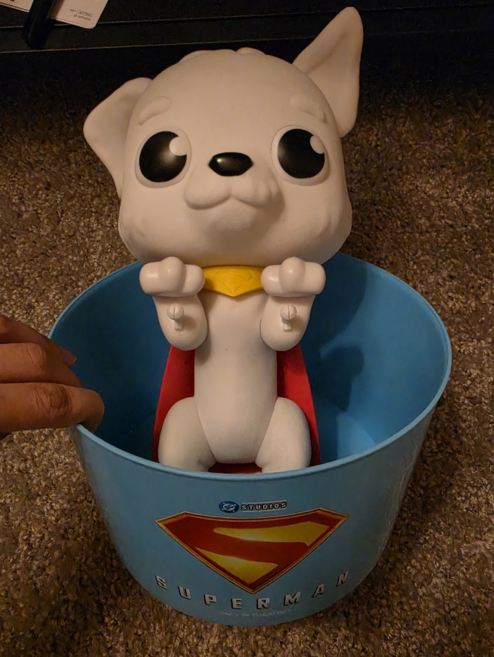 Superman Krypto Popcorn Bowl 2025 Regal